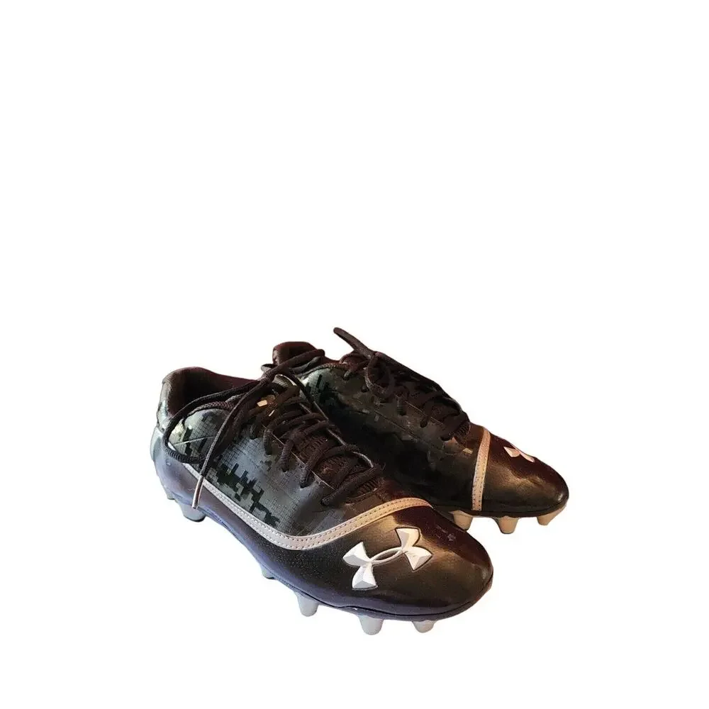 under Armour Men's 9.5 Black Cleats Shoes